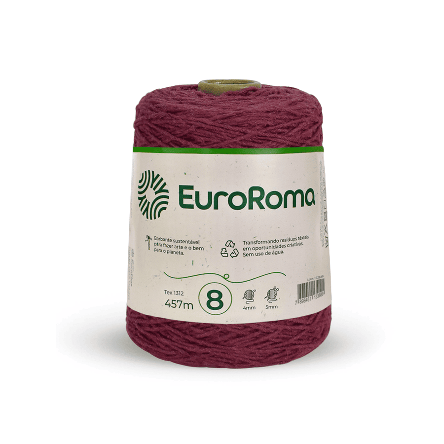 Barbante Bordô EuroRoma