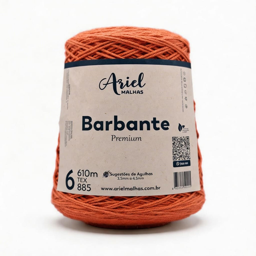 Barbante Laranja Premium - Ariel Malhas