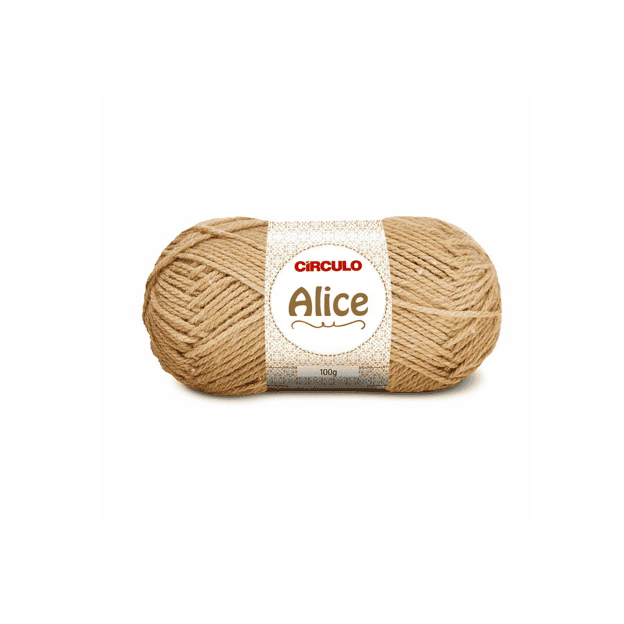 Fio Alice Avelã 7657 Bege Circulo