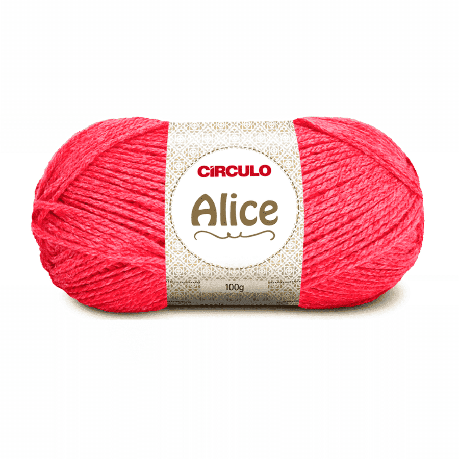 Fio Alice Rubi 368 Vermelho Circulo
