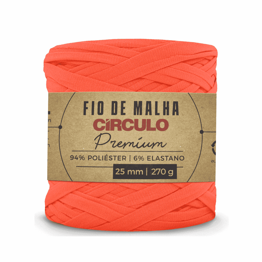 Fio de Malha Coral Neon 784 Circulo