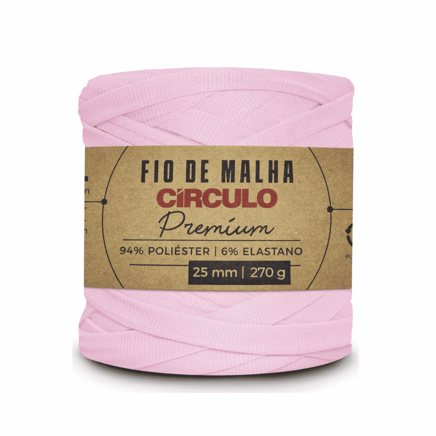 Fio de Malha Rosa Candy 3526 Circulo