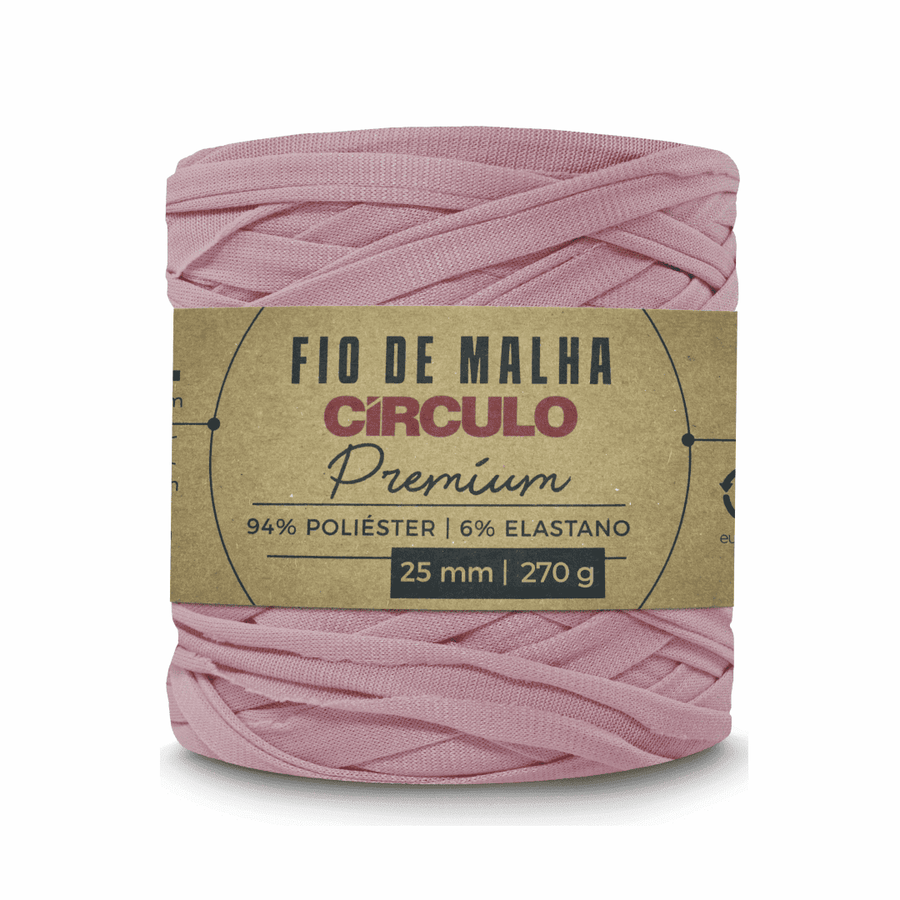 Fio de Malha Rosa Poema 3753 Circulo