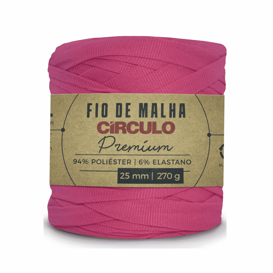 Fio de Malha Rosa Tropical 3230 Circulo