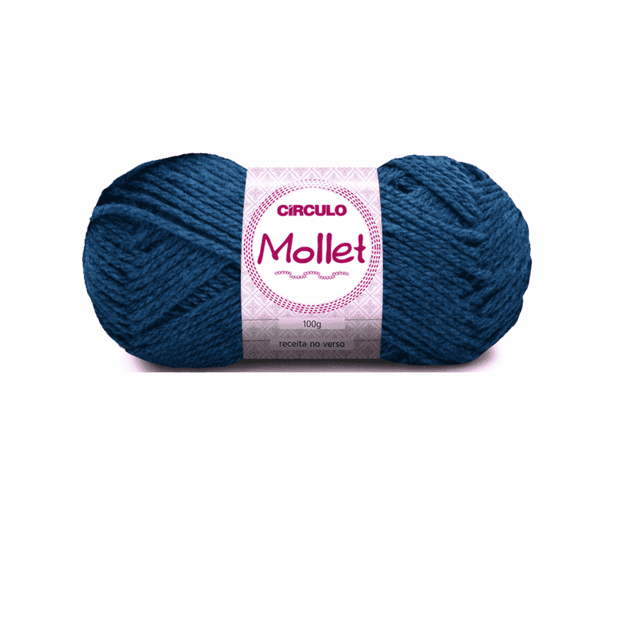 Fio Mollet Azul Classico-2770 Circulo 100g