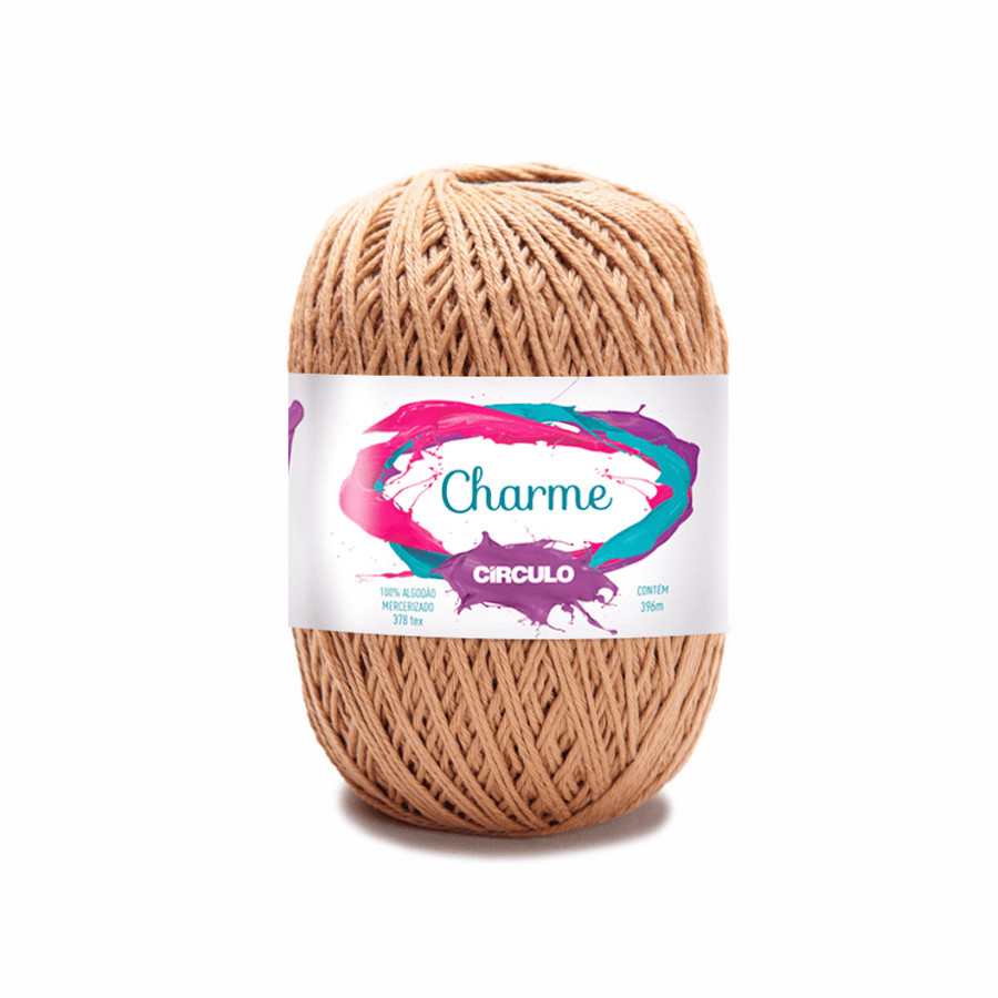 Linha Charme Circulo 396mts 7625 -Castanho