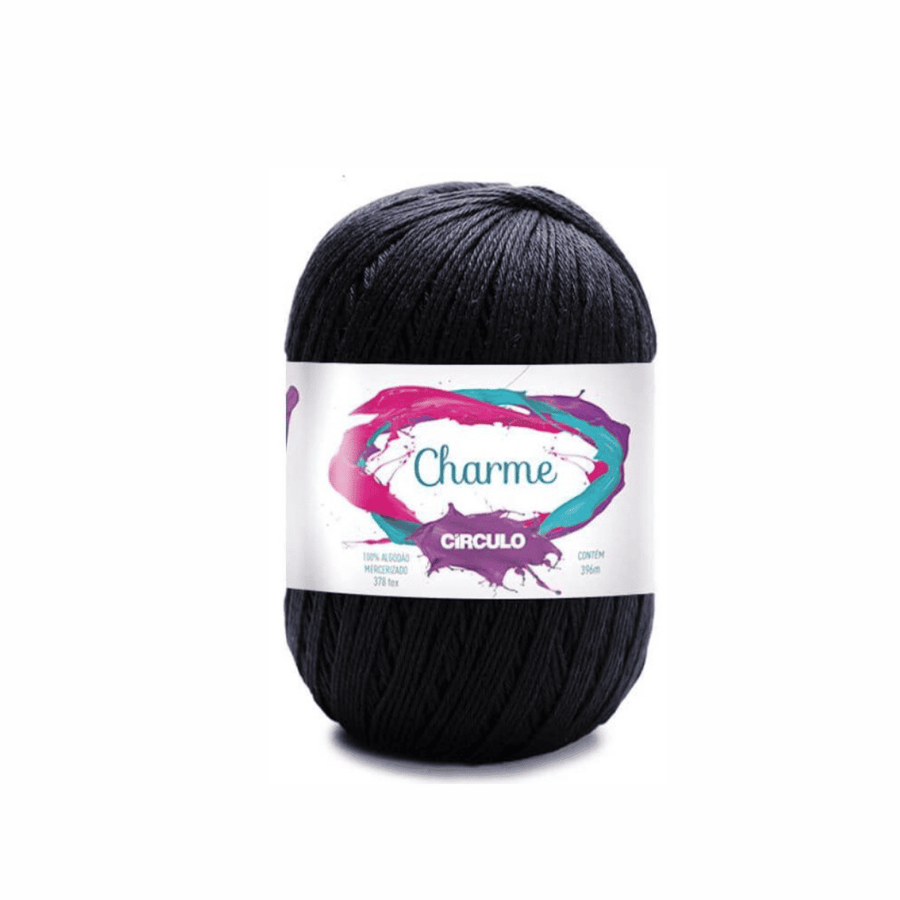 Linha Charme Circulo 396mts 8990 - Preto