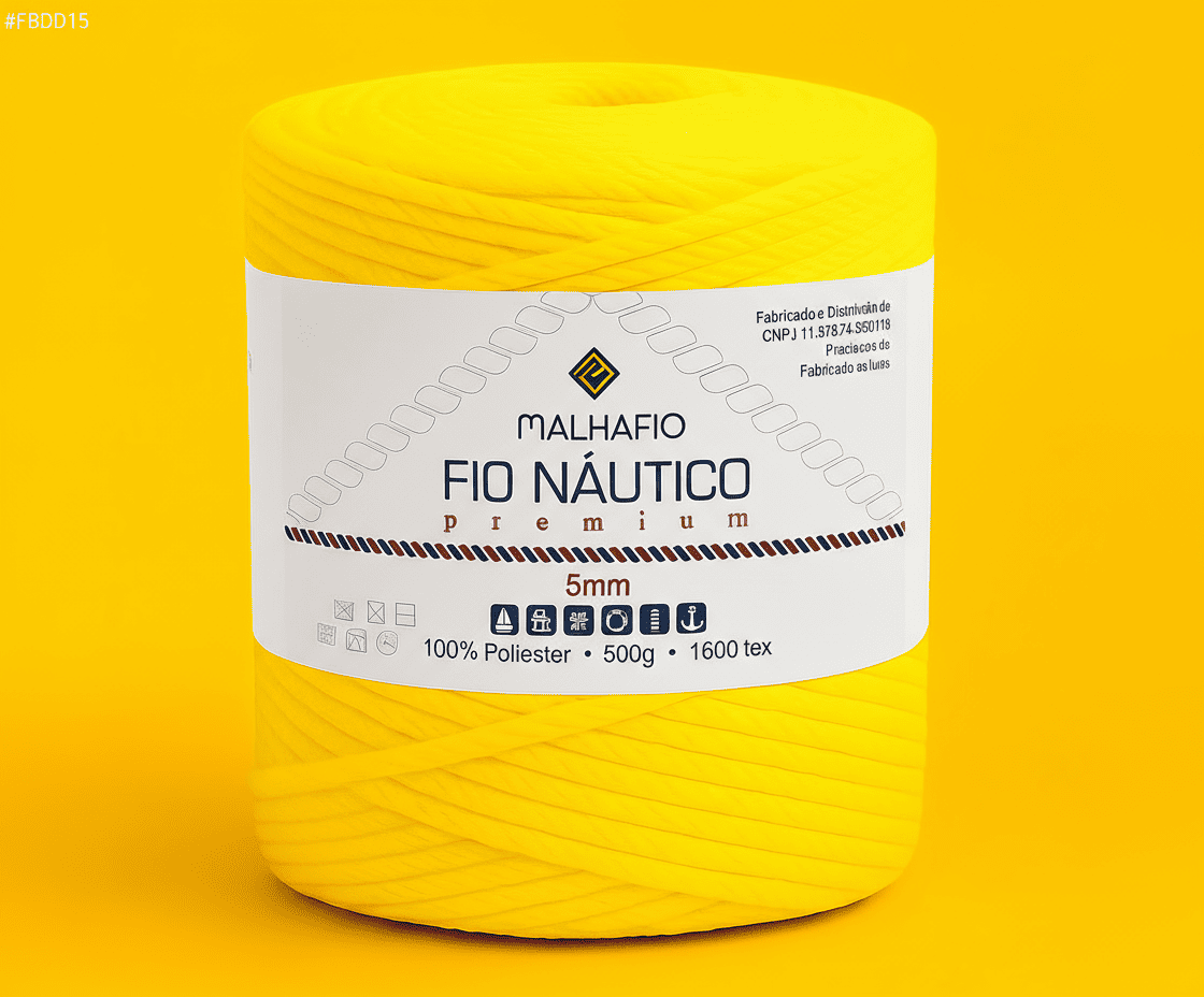 Fio Náutico Malhafio 100% Poliéster de Alta Resistência - Ariel Malhas | Universo do Artesão