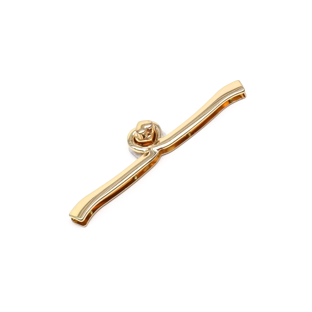 Fecho para Bolsa de Metal Dourado