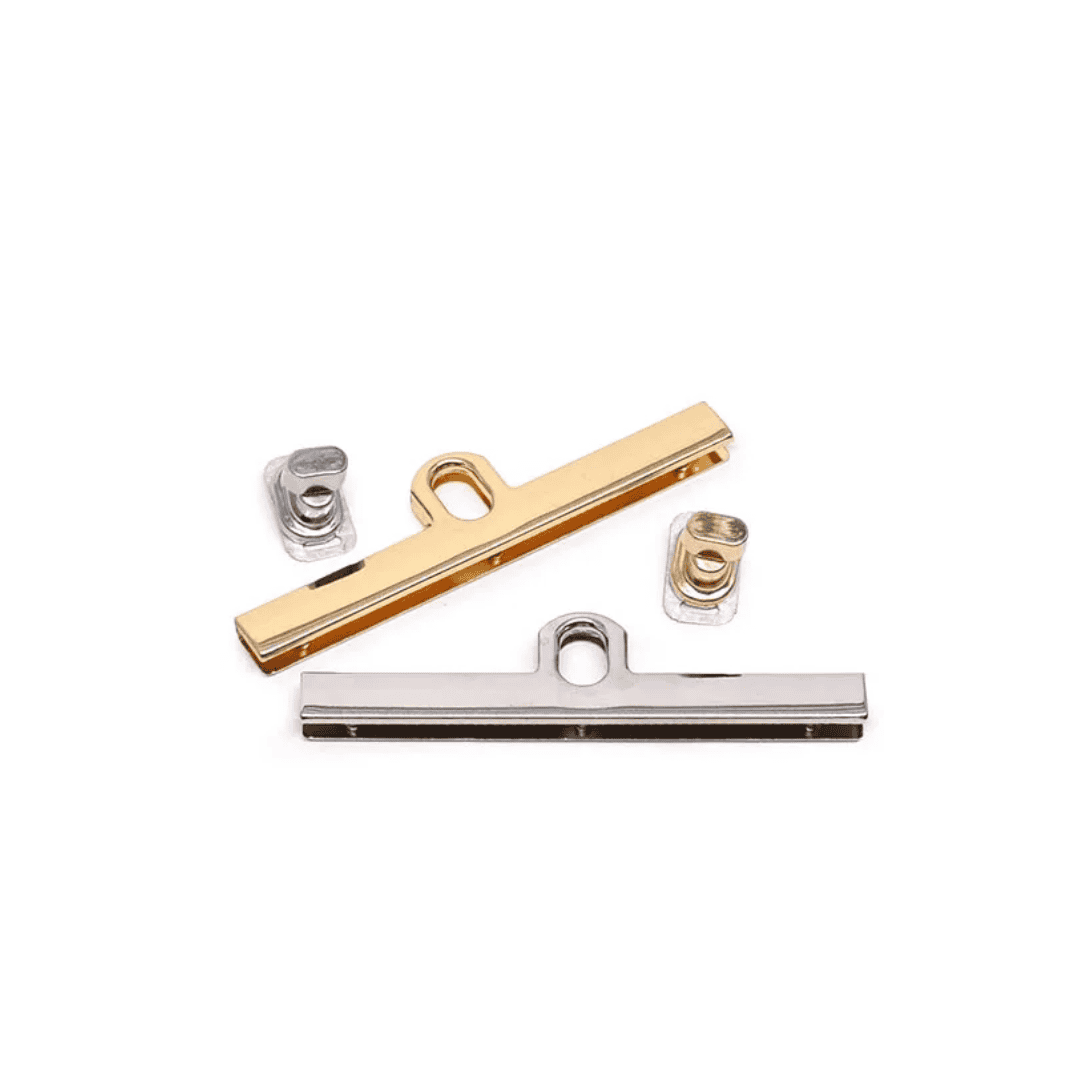 Fecho para Bolsa Reto de Metal