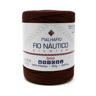 Fio Náutico 100% Poliéster para Bolsas, Crochê e Decoração — Tabaco