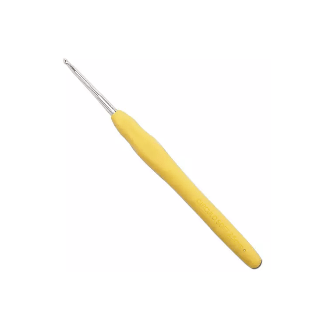 Agulha de Crochê Soft Emborrachada Círculo Nº 5,5 mm - Ariel Malhas | Universo do Artesão