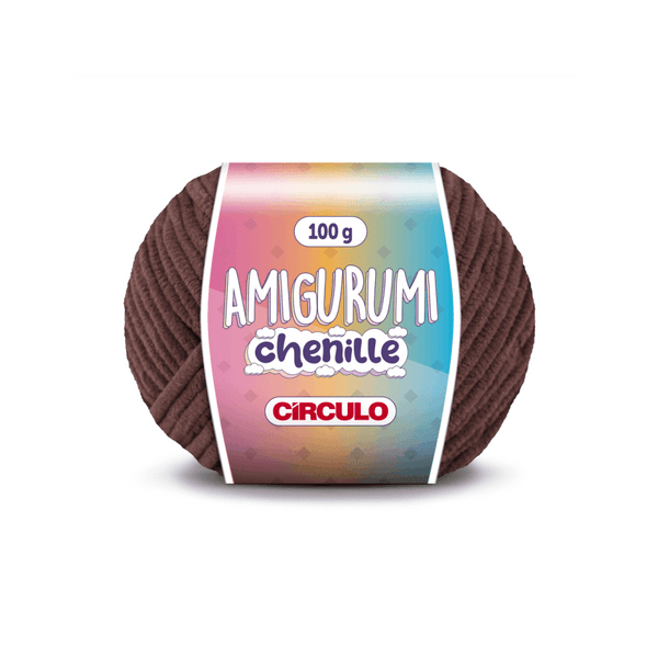 Amigurumi Brigadeiro Chenille Circulo-7569-R