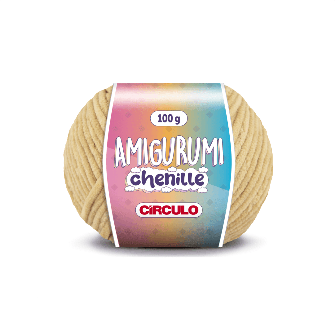 Amigurumi Caramelo Chenille Circulo - 7076 Caramelito - r - Ariel Malhas | Universo do Artesão