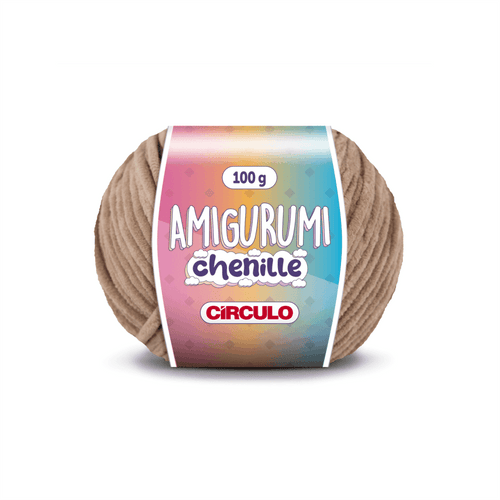 Amigurumi Madeira Chenille Circulo - 7727 - Ariel Malhas | Universo do Artesão