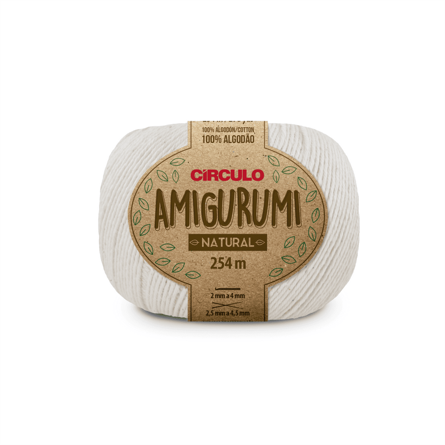 Amigurumi Natural 20 Circulo  65g 150m