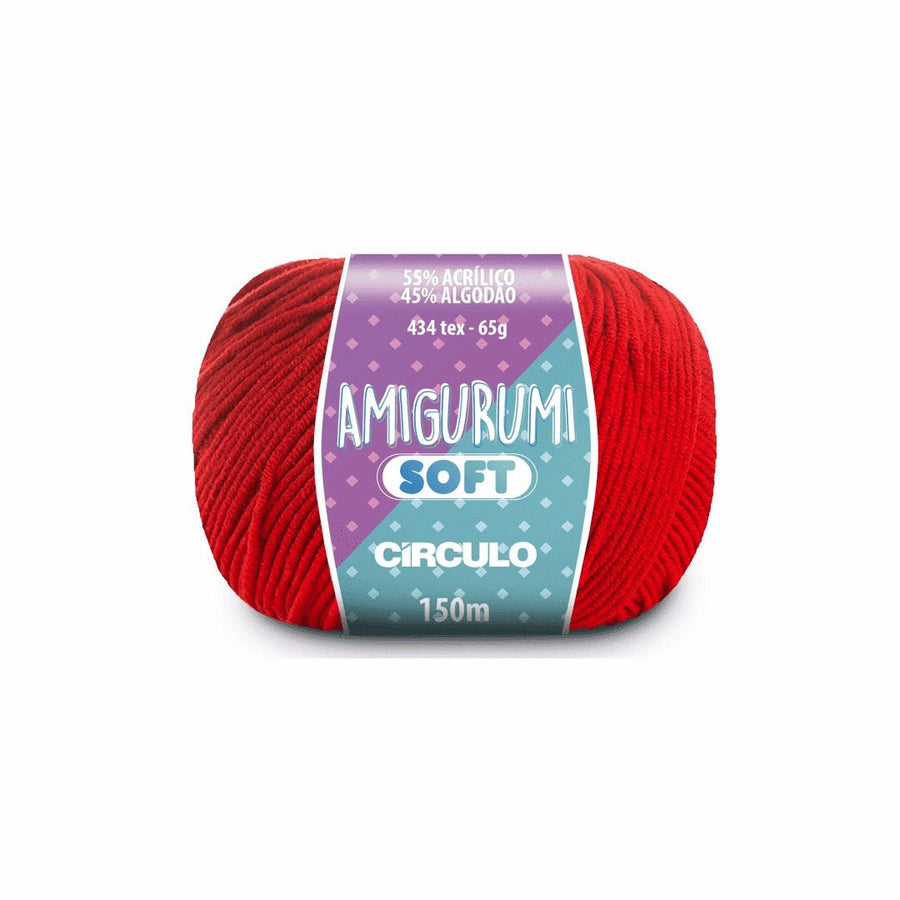 Amigurumi soft anil profundo 2401 azul circulo 65g 150m