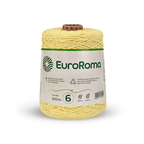 Barbante Amarelo Bebê  EuroRoma