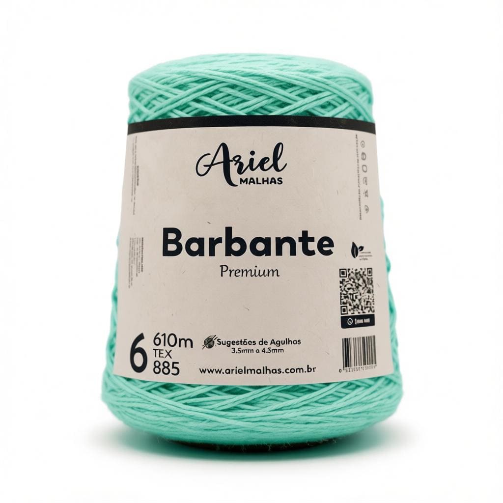 Barbante Azul Claro Premium - Ariel Malhas - Ariel Malhas | Universo do Artesão