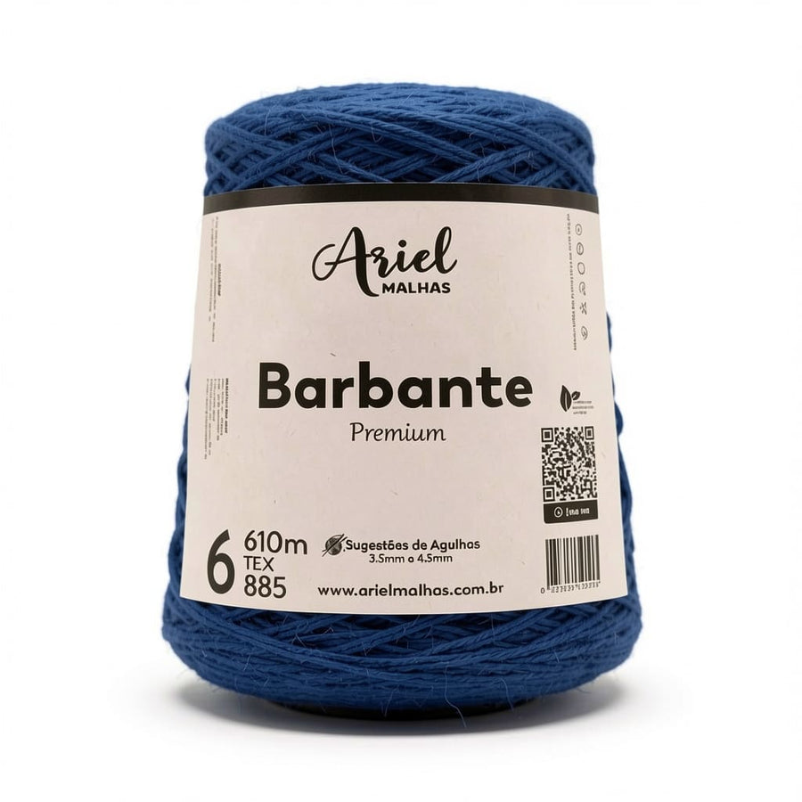 Barbante Azul Royal Premium - Ariel Malhas