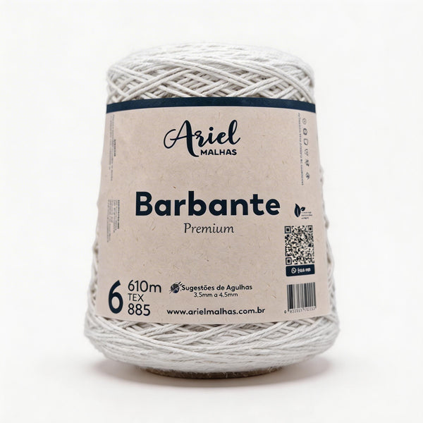 Barbante Branco Premium - Ariel Malhas