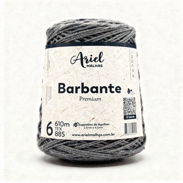Barbante Grafite Premium - Ariel Malhas