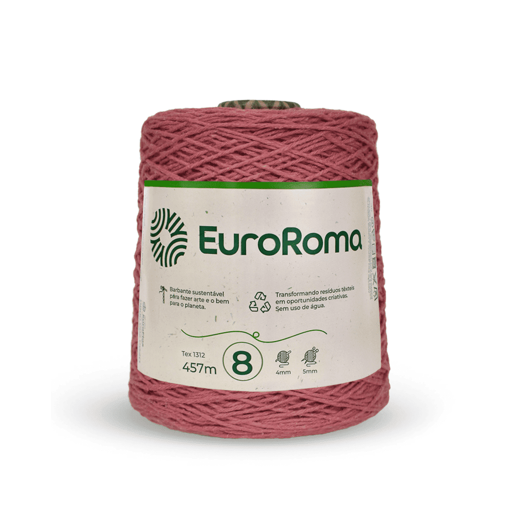 Barbante Malva EuroRoma - Ariel Malhas | Universo do Artesão