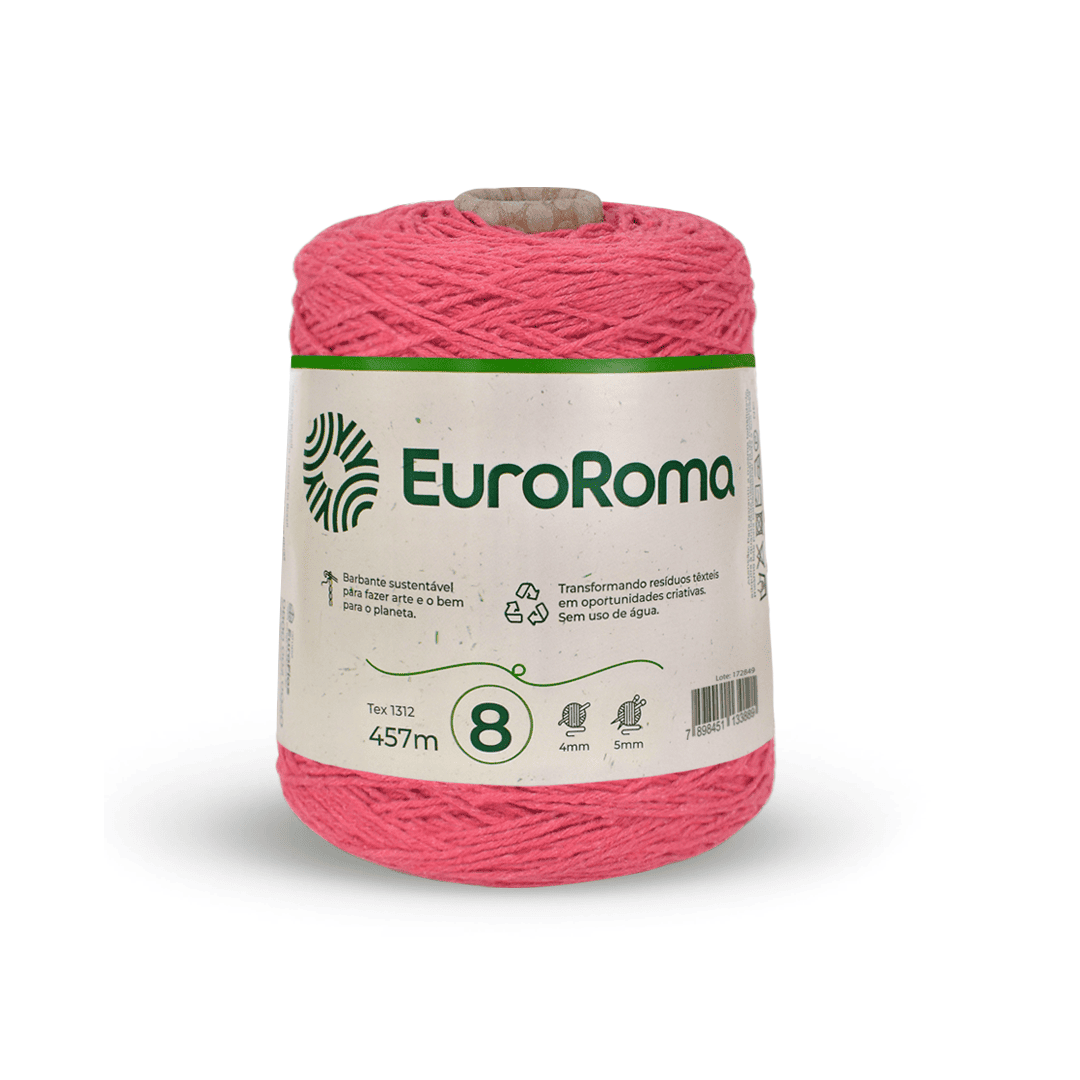 Barbante Melância EuroRoma - Ariel Malhas | Universo do Artesão