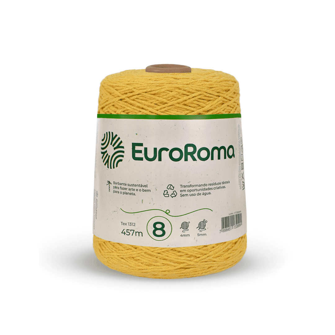 Barbante Ouro EuroRoma - Ariel Malhas | Universo do Artesão