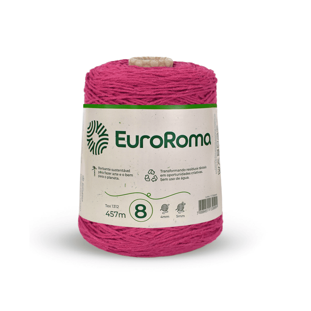 Barbante Pink EuroRoma - Ariel Malhas | Universo do Artesão