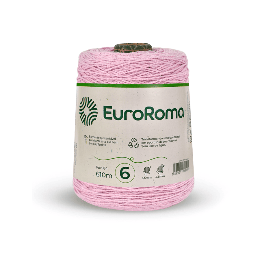 Barbante Rosa Bebê EuroRoma