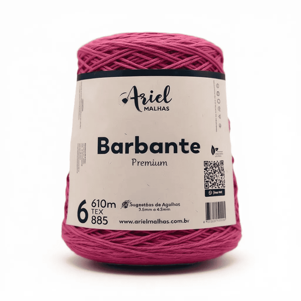 Barbante Rosa Premium - Ariel Malhas