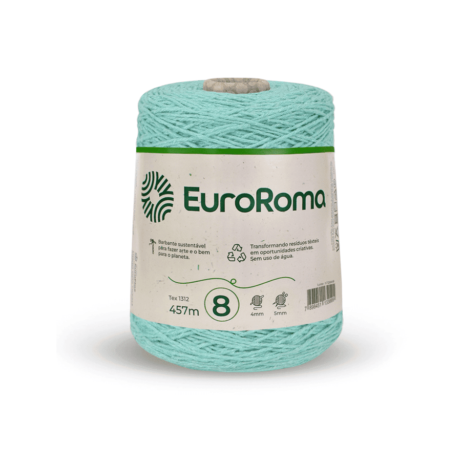 Barbante Verde Água Claro EuroRoma