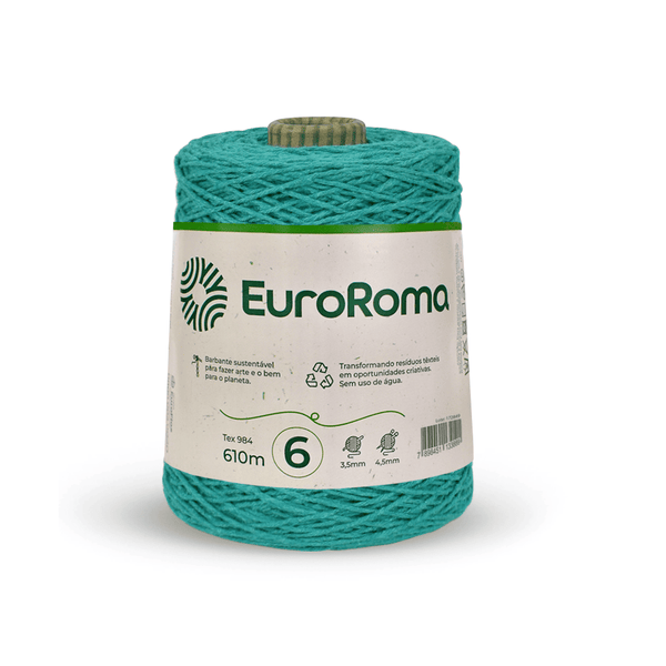 Barbante Verde Água Escuro EuroRoma