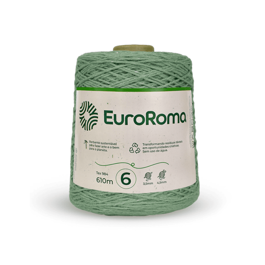 Barbante Verde Esmeralda EuroRoma