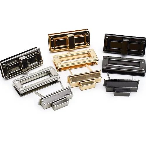 Fecho de Metal 2 unidades 52x22mm Círculo - Ariel Malhas | Universo do Artesão