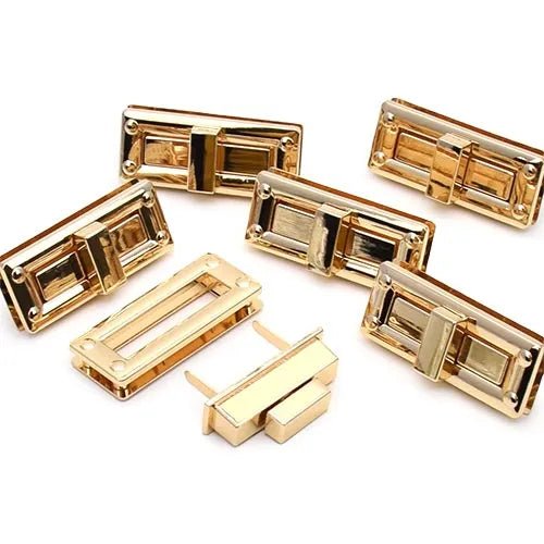 Fecho de Metal 2 unidades 52x22mm Círculo - Ariel Malhas | Universo do Artesão