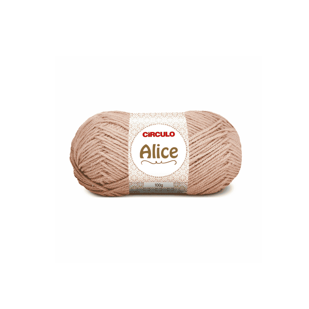 Fio Alice Amêndoa 766 Circulo - Ariel Malhas | Universo do Artesão