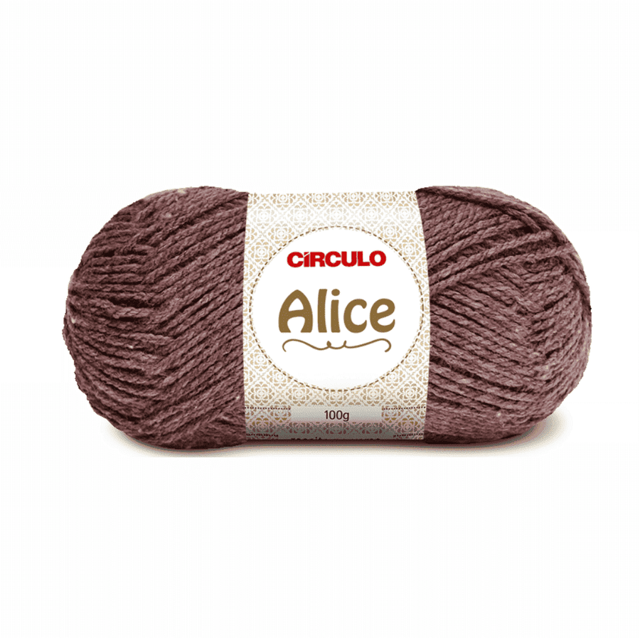 Fio Alice Mogno 7504 Marrom Circulo