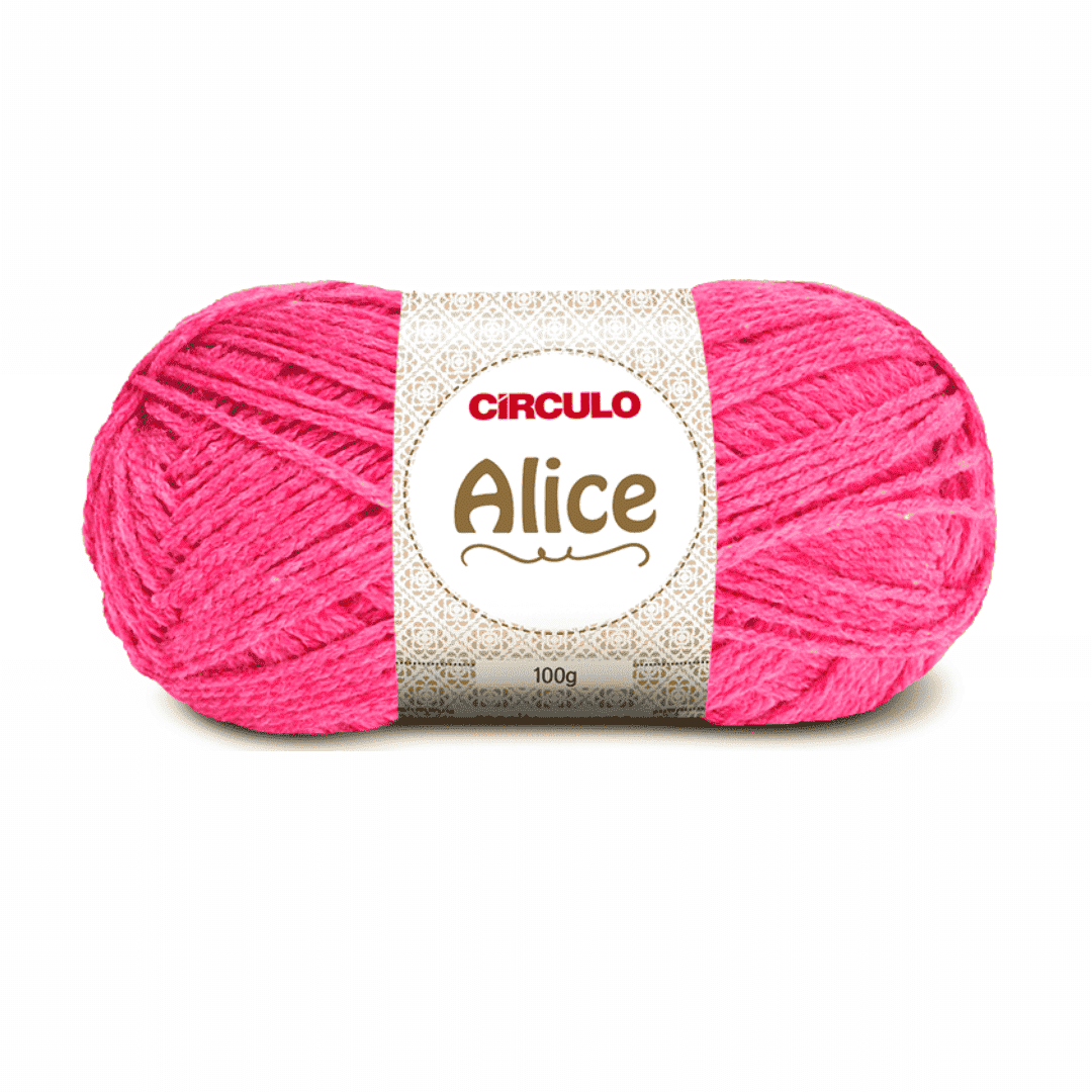 Fio Alice Pink 322 Rosa Circulo - Ariel Malhas | Universo do Artesão