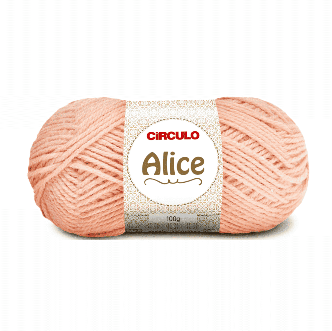 Fio Alice Porcelana 7632 Rosa Circulo - Ariel Malhas | Universo do Artesão