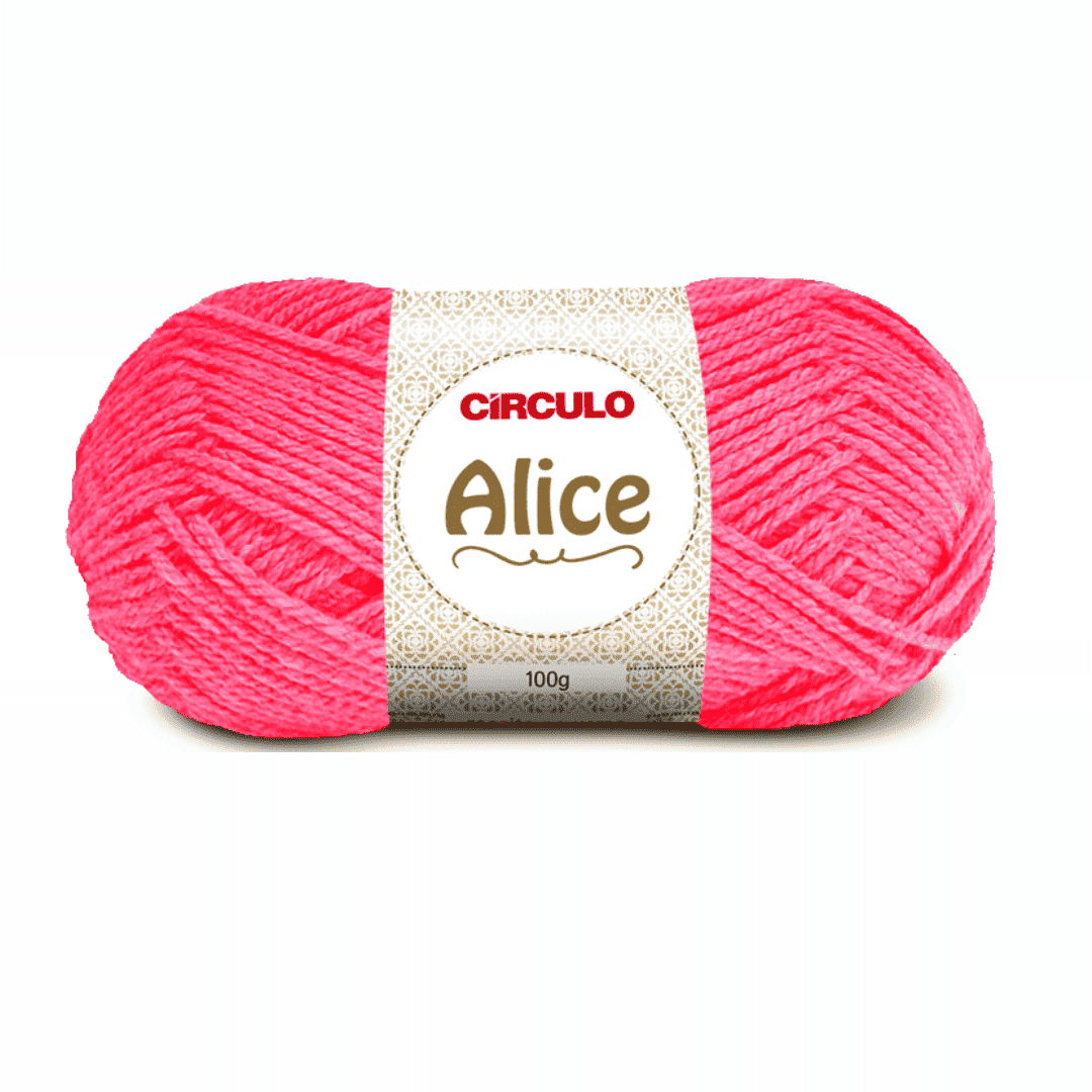 Fio Alice Tulipa 3334 Rosa Circulo - Ariel Malhas | Universo do Artesão