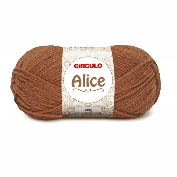 Fio Alice Xarope 4187 Marrom Circulo