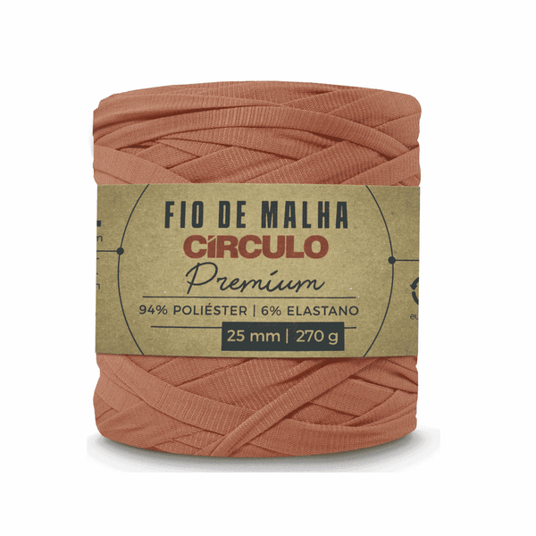Fio de Malha Aragão 7832 Marrom Circulo