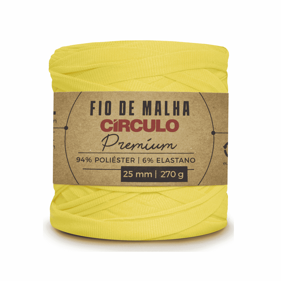 Fio de Malha Canário 1289 Circulo - Ariel Malhas | Universo do Artesão