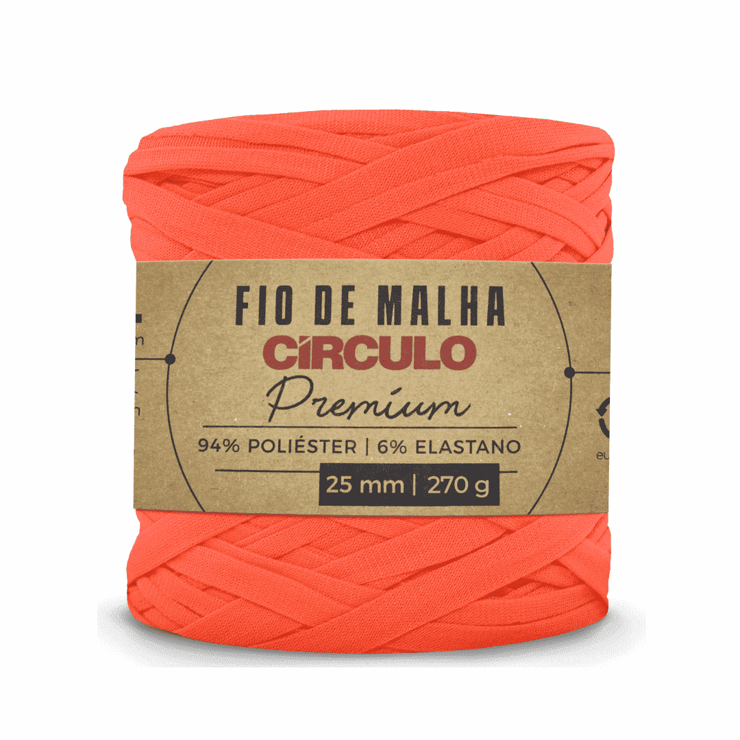 Fio de Malha Coral Neon 784 Circulo - Ariel Malhas | Universo do Artesão