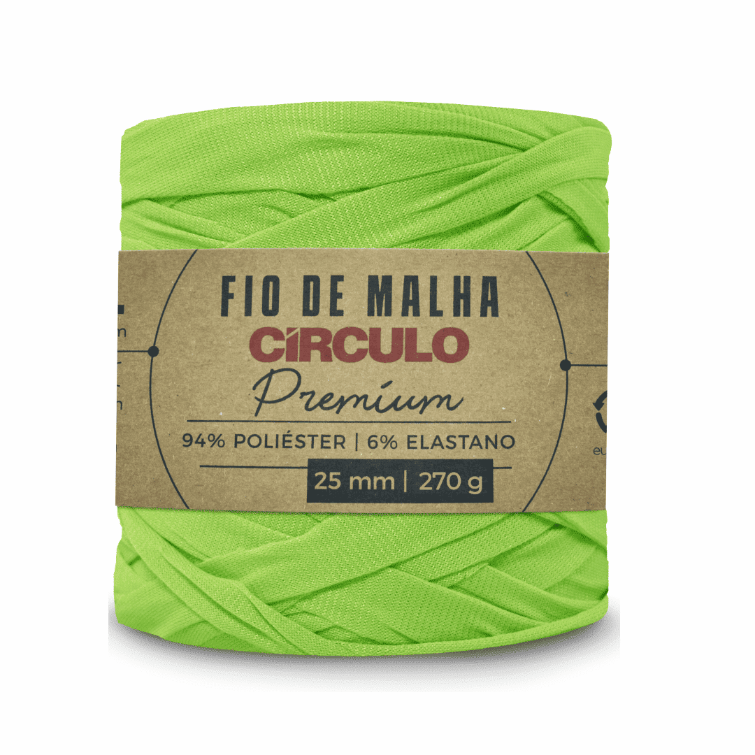 Fio de Malha Flash 6113 Verde Circulo - Ariel Malhas | Universo do Artesão