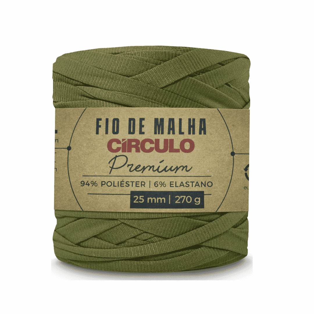 Fio de Malha Floresta Selvagem 5092 Verde Circulo - Ariel Malhas | Universo do Artesão