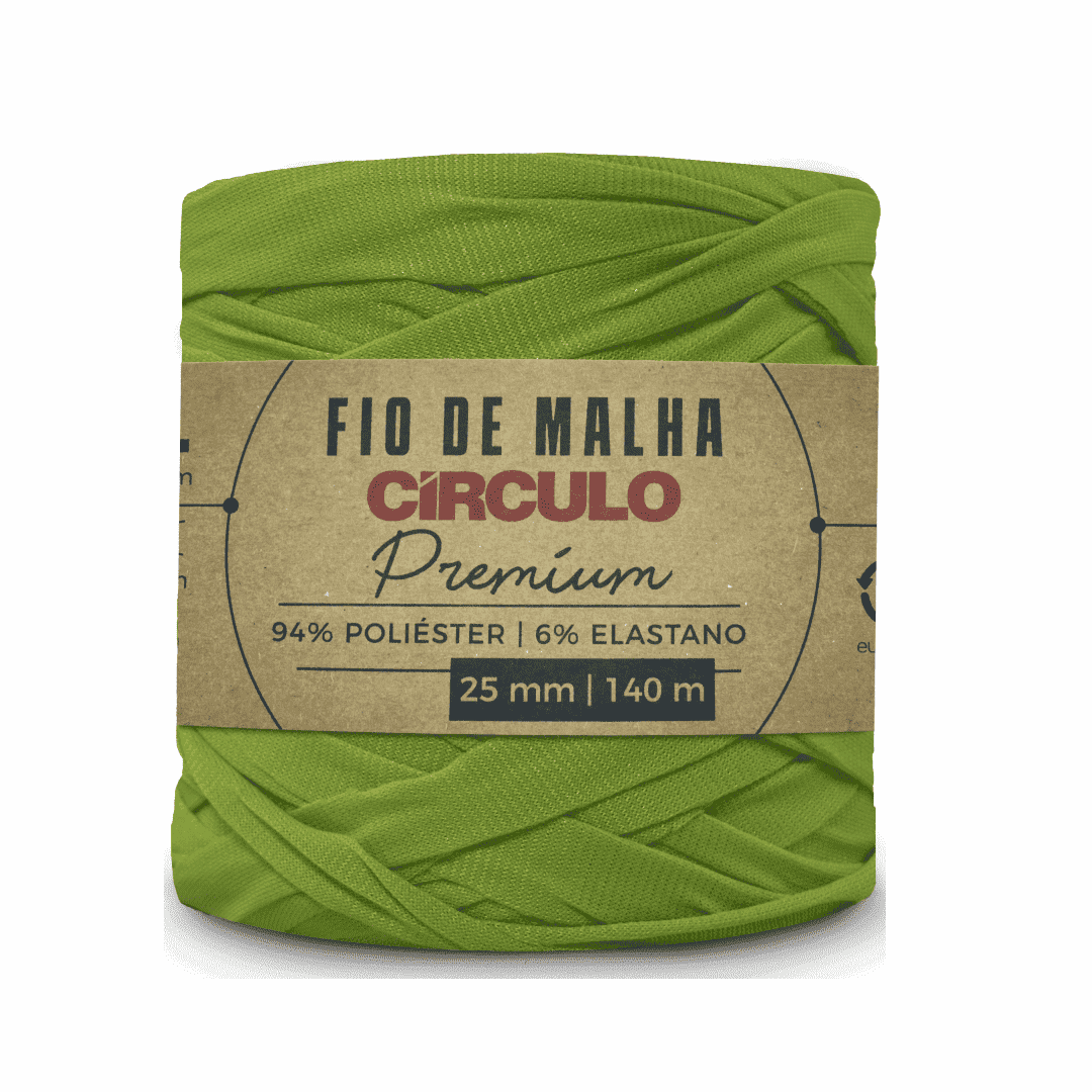 Fio de Malha Kiwi 5094 Verde Circulo - Ariel Malhas | Universo do Artesão