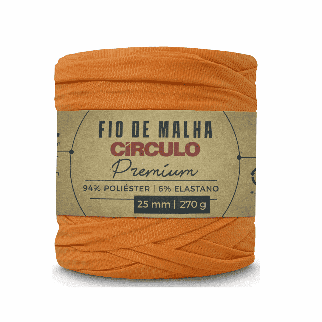 Fio de Malha Laranja 3528 Circulo - Ariel Malhas | Universo do Artesão